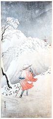 Priest in the Snow by Shotei