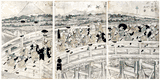 Procession on Nihon Bridge by Keisai Eisen