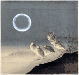 Quails by Moonlight by Tsukioka Kogyo