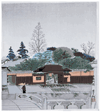 Rainy Scene of the Senke by Tokuriki Tomikichiro