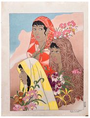 Retour de la Jungle Tondano by Paul Jacoulet