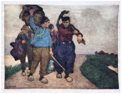 Returning from Work Holland by Charles Bartlett