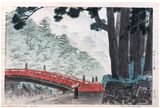 Sacred Bridge in Nikko by Shiro Kasamatsu