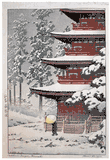 Saishoin Temple Hirosaki by Kawase Hasui