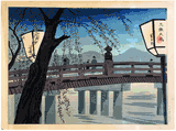 Sanjo Bridge by Tomikichiro Tokuriki