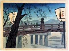 Sanjo Bridge by Tomikichiro Tokuriki
