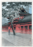 Sanno Shrine After Rain by Kawase Hasui 1st Ed.