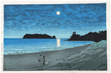 Shichiri Beach in Soshu by Kawase Hasui