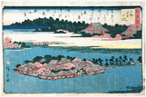 Shinobazu Pond in Ueno by Ando Hiroshige