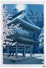 Gate at Enkaku Temple by Shiro Kasamatsu