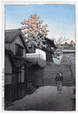 Shofuku Temple by Kawase Hasui 1st Ed.