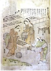 Silkworm Cultivation #6 by Katsukawa Shunsho