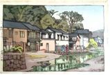 Small Town in Chugoku by Hiroshi Yoshida