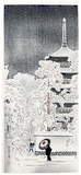 Snow at Asakusa by Shotei