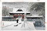 Snow At Shiba Park by Kawase Hasui