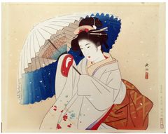 Snow Storm by Ito Shinsui