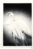 Snowy Heron by Hashimoto Koei