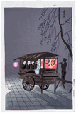 Soba Cart at Night by Tokuriki Tomikichiro