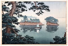 Spring Rain at Matsushima by Tsuchiya Koitsu