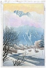Spring Snow at Kamikochi by Henmi Takashi 1st Ed.