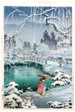 Spring Snow at Maruyama by Tsuchiya Koitsu