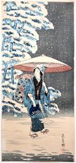 Spring Snow by Shotei