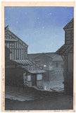Starlight at Horikawa by Kawase Hasui 1st Ed.