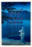 Starlit Night at Miyajima by Kawase Hasui 1st Ed.