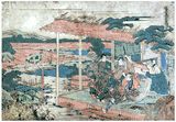 Storehouse of Loyal Retainers Act VI by Hokusai