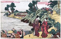 Storehouse of Loyal Retainers Act VIII by Hokusai