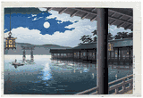 Summer Moon at Miyajima by Tsuchiya Koitsu