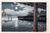 Summer Moon at Miyajima by Tsuchiya Koitsu Pre WWII