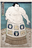 Sumo Wrestler by Katsukawa Shunsei