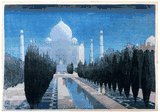 Taj Mahal Agra by Charles Bartlett Pre Earthquake