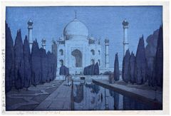 Taj Mahal Night by Hiroshi Yoshida