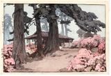 Tea House in Azalea Garden by Hiroshi Yoshida