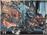 The Battle of Ishibashiyama by Utagawa Kuniyoshi