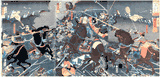 The Battle of Kawanakajima by Utagawa Kuniyoshi
