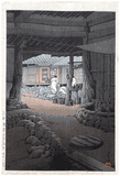The Chunum Temple by Kawase Hasui