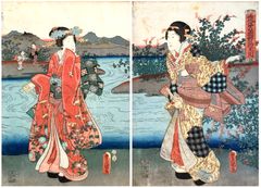 The Jewel River of Noji by Utagawa Kunisada