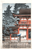 The Kasuga Shrine in Nara by Kawase Hasui