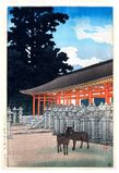 The Kasuga Shrine in Nara by Kawase Hasui Pre Earthquake