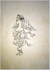 The Limper by Hokusai Hanshita-e