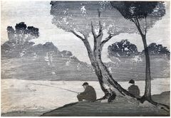 The Mist Anglers by Bror Julius Olsson Nordfelt