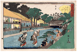 The Ogiya Restaurant by Ando Hiroshige
