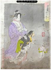 The Peony Lantern by Yoshitoshi