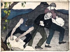 The Quarry by Bror Julius Olsson Nordfelt