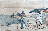 The Settsu Tama River by Keisai Eisen
