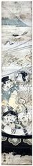 The Seven Lucky Gods on the Vessel Takarabune by Harunobu