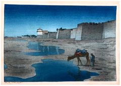 The Tartar Wall Peking by Charles Bartlett Pre Earthquake